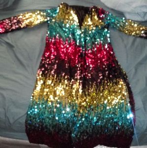 Multi colored cardigan